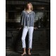 Cleopatra Jacket Schoolhouse Gingham with Chalk Hand Smocking Edition 5 Cleopatra Jacket Schoolhouse Gingham with Chalk Hand Smocking Edition 5