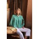 Scholl Blouse Golf Hole Green with Chalk Hand Smocking Edition 72