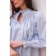 Scholl Blouse Periwinkle Ditsy with Blue Mist Hand Smocking Edition 63